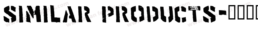 similar products字体转换